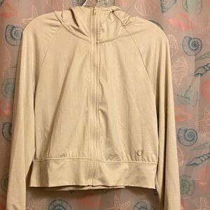 Pro Player Tan Hoodie with Gold Logo